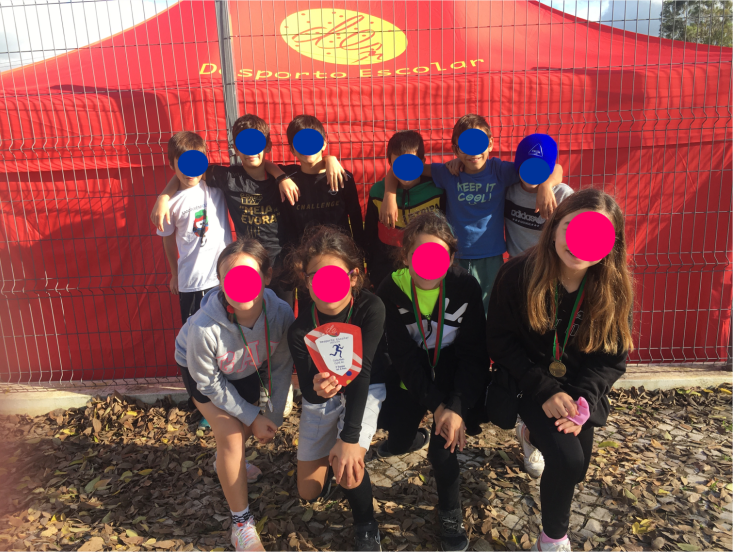 3.º Lugar por Equipas no Escalão de Infantis A Feminino no Corta Mato Distrital