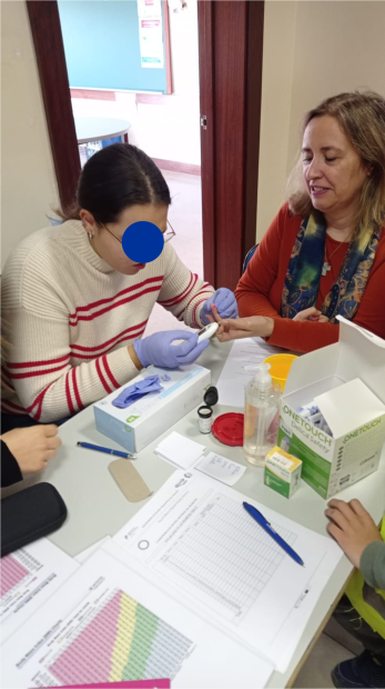 Comemoração do dia mundial de luta contra a diabetes
