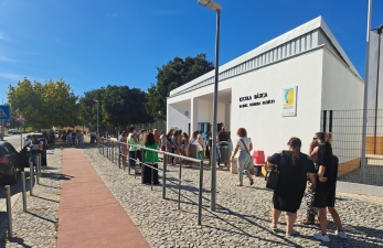 Receção aos encarregados de educação e alunos dos 1.º, 5.º e 7.º Anos.