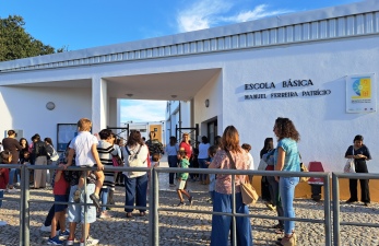 Receção aos encarregados de educação e alunos dos 1.º, 5.º e 7.º Anos.
